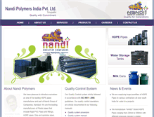 Tablet Screenshot of nandipolymers.com